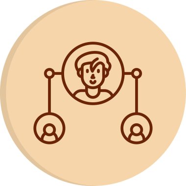 iş adamı simgesi vektör illüstrasyonu 