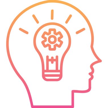 Idea web icon simple illustration 