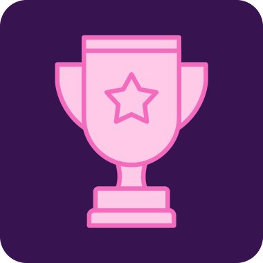 ödül web simgesi basit illüstrasyon