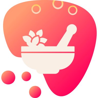 Havan ve tokmak simgeleri, web basit illüstrasyon