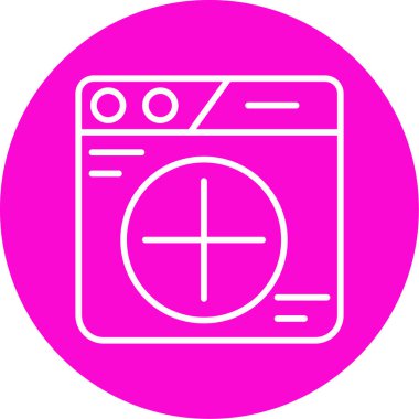 Sekme web simgesi vektör illüstrasyonu