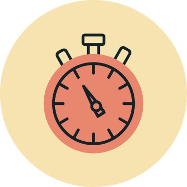 Kronometre simgesi çizimi