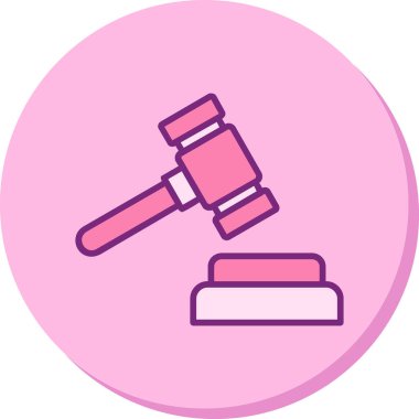 Adalet simgesi vektörünün çekici