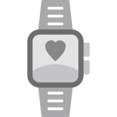 smartwatch simgesi, vektör illüstrasyonu 