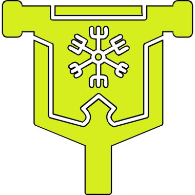 bayrak web simgesi, vektör illüstrasyonu 