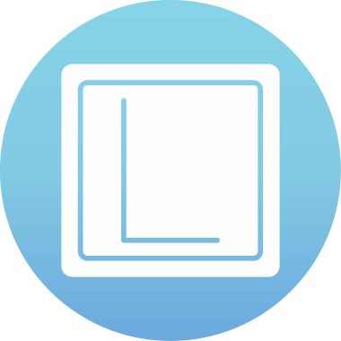 Simge, eğitim düğmesi, vektör illüstrasyonu öğreniliyor 