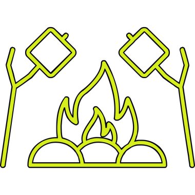 Web simgesi vektör resimlemesi kızartılıyor