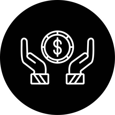 Açık Ekonomi ikonu vektör illüstrasyonu          