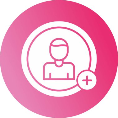 kullanıcı simgesi, vektör illüstrasyonu ekle 