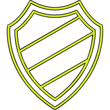 kalkan simgesi web basit illüstrasyon