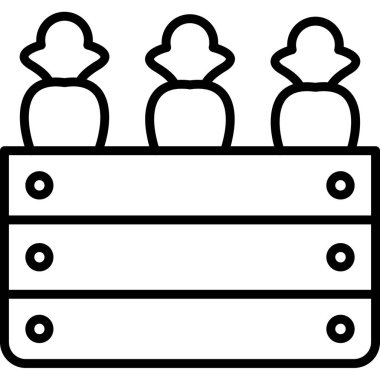 Web simgesi, vektör çizim hasat              