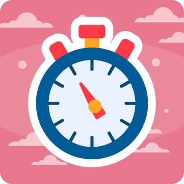 Kronometre simgesi çizimi