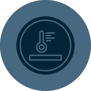 Termo Düzenleme Ağ ikonu vektör çizimi