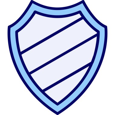 kalkan simgesi web basit illüstrasyon