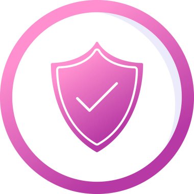 kalkan simgesi web basit illüstrasyon