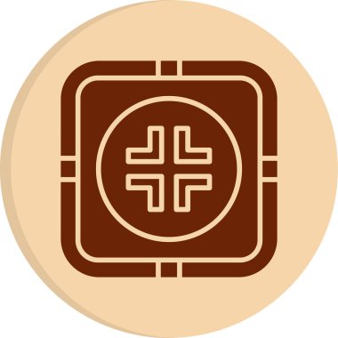 Çıkış düğmesi simgesi, basit vektör illüstrasyonu 