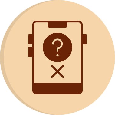 Quiz web simgesi vektör illüstrasyonu