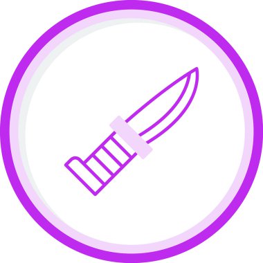 bıçak simgesi vektör illüstrasyonu