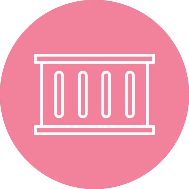 kabuk ağ simgesi vektör illüstrasyonu