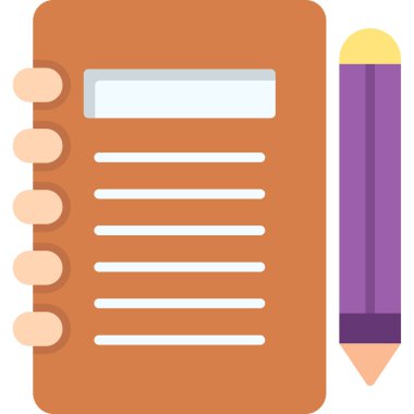 Agenda web icon, vector illustration