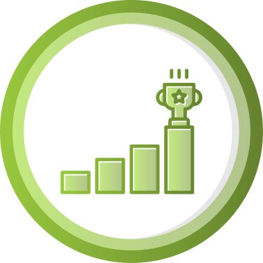 goal icon, vector illustration simple design