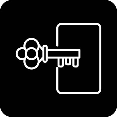 Günlük Kaydı Web simgesi, vektör illüstrasyonu