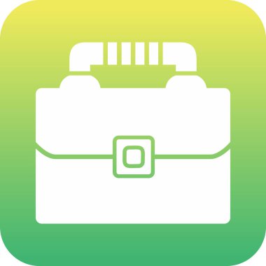 Evrak Çantası'nı web simge vektör çizim