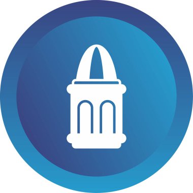 Bir fener ağ simgesinin vektör illüstrasyonu