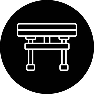 Torii Kapı Simgesi, Japon Kapısı, Vektör İllüstrasyonu 