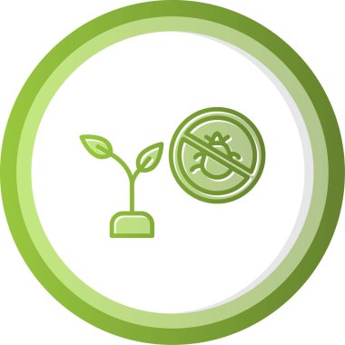 Haşere Kontrol simgesi, basit vektör illüstrasyonu 