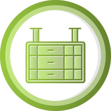 Puan tablosu simgesi, vektör illüstrasyonu basit tasarım