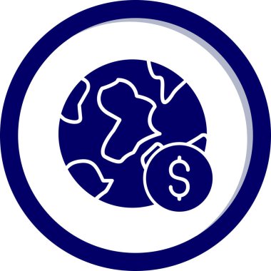 Küresel Ekonomi konsepti vektör illüstrasyonu