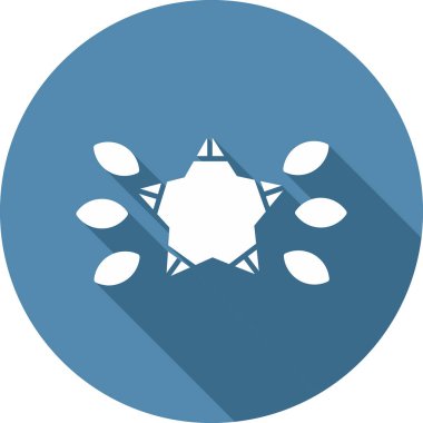 yıldız web simgesi basit illüstrasyon 