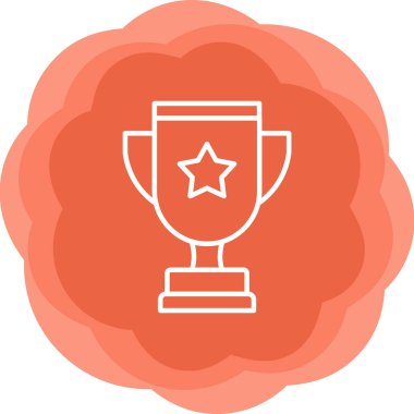 ödül web simgesi basit illüstrasyon