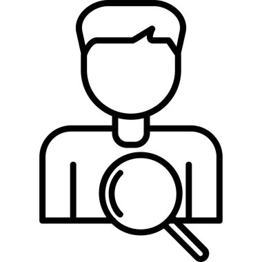 Seçim Süreci Web simgesi vektör illüstrasyonu