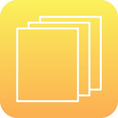 Katmanlar. Web simgesi basit illüstrasyon            