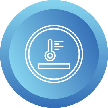 Termo Düzenleme Ağ ikonu vektör çizimi