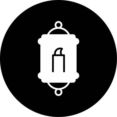 Bir fener ağ simgesinin vektör illüstrasyonu