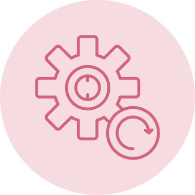 Web simgesi, vektör illüstrasyonunu sıfırla 