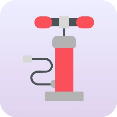 Hava pompası. Web simgesi basit illüstrasyon         