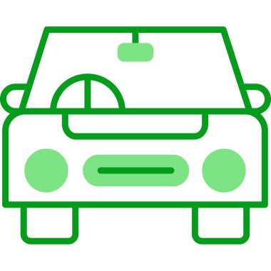 araba web simgesi basit illüstrasyon 