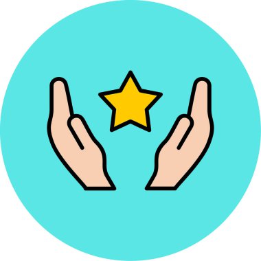 star web icon simple illustration 