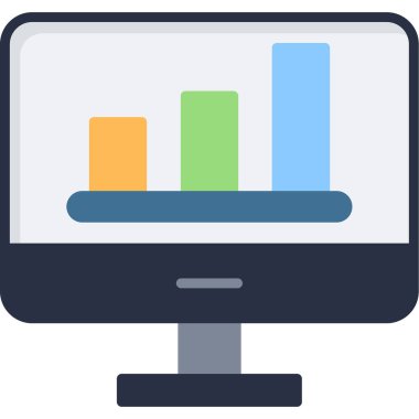 Analiz web simgesi, vektör illüstrasyonu