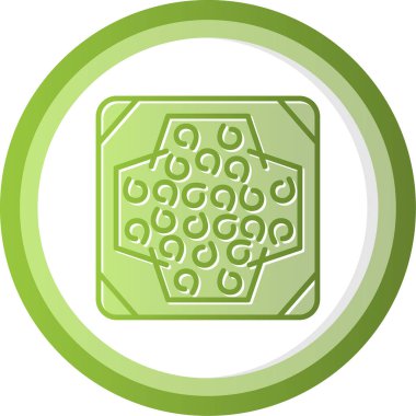 Döşeme. Web simgesi basit illüstrasyon