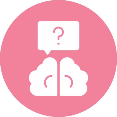 Quiz web simgesi vektör illüstrasyonu