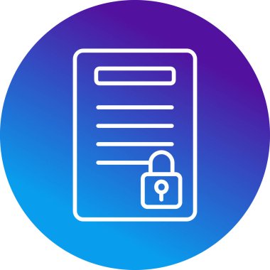 belge web simgesi basit resimleme 