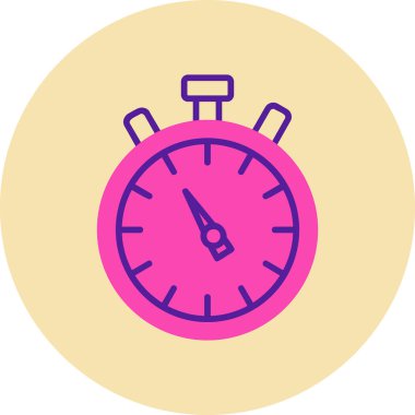 Kronometre simgesi çizimi