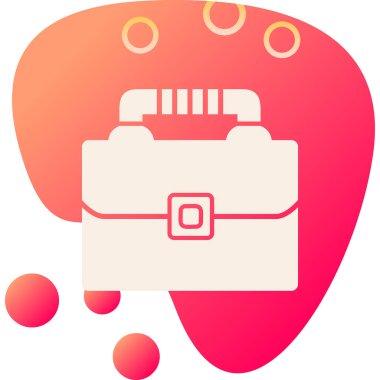 Evrak Çantası'nı web simge vektör çizim