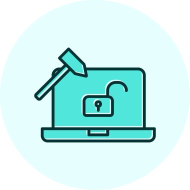 Saldırı Ağı vektör resimlemesini Zorla