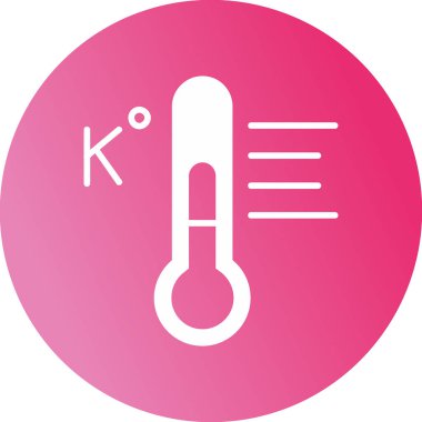 Sıcaklık. Web simgesi basit illüstrasyon